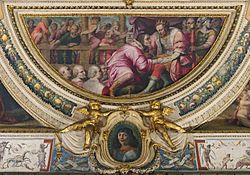 Archivo:Lorenzo di Magnifico visits king Ferdinand of Aragon in Naples (Palazzo Vecchio, Florence)
