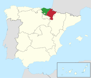 Archivo:Navarra and Basque Country in Spain (plus Canarias)