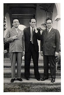 Nicanor Zabaleta, Lira Espejo y Juan Vicente Lecuna.jpg