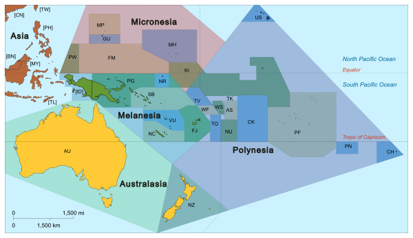 Archivo:Oceania UN Geoscheme Regions with Zones and ISO3166 labels