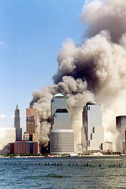 Archivo:September 11 2001 just collapsed