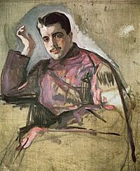 Archivo:Sergej Diaghilev (1872-1929) ritratto da Valentin Aleksandrovich Serov