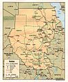 Sudan political map 1994