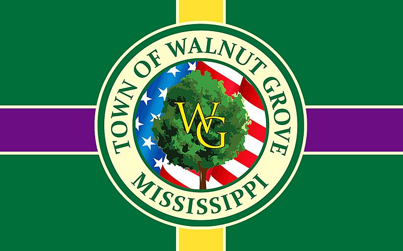 Archivo Town of Walnut Grove, Mississippi, Official Flag