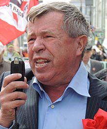 Viktor Anpilov,a Russian hardline Communist politician and trade unionist (cropped).jpg