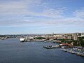 Vue de Göteborg depuis Älvsborgsbron