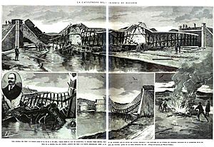 Archivo:1884-05-08, La Ilustración Española y Americana, La catástrofe del puente de Alcudia