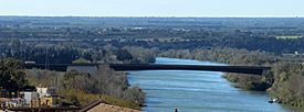 493a L'Ebre i el pont del Mil·lenari (Tortosa), des de la Suda.jpg