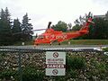 A helicopter in CHEO, Ottawa, Ontario