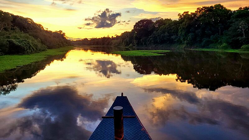 Atardecer en el Ibare