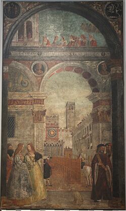 Archivo:BLW A Tournament at Brescia in the Piazza Maggiore
