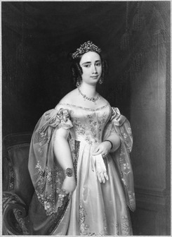 Cecilia, 1807-1844, prinsessa av Sverige, gift med August storhertigen av Oldenburg (Karl Baumbach) - Nationalmuseum - 39615.tif