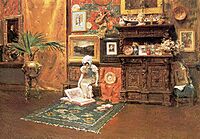 Chase William Merritt In the Studio 1882