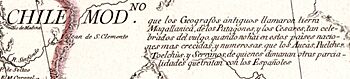 Archivo:Chile Moderno que los geógrafos antiguos llamaron Tierra Magallánica, de los Patagones y los Césares