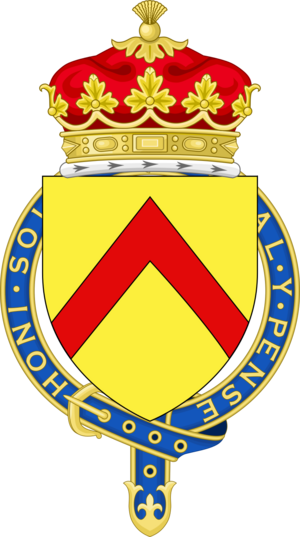 Archivo:Coat of Arms of Humphrey Stafford, 1st Duke of Buckingham, KG