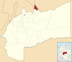 Barranca de Upía ubicada en Meta (Colombia)