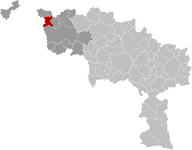 Estaimpuis Hainaut Belgium Map