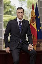 Archivo:Foto oficial del presidente del Gobierno Pedro Sánchez 2023