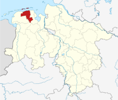 Locator map WTM in Lower Saxony.svg
