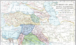 Archivo:Map of Turkey in Asia, Syria, Palestine, Hejaz and Arabia by Frank Moore Colby
