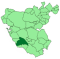 Map of Vejer de la Frontera (Cádiz)