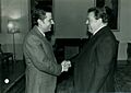 Miguel Kast Rist with Franz-Josef Strauss
