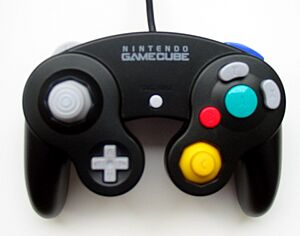 Archivo:Nintendo Gamecube Black Controller 2