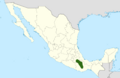 Opuntia pilifera range map