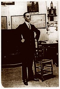 Archivo:Profesor Carandell Instituto Aguilar y Eslava-hac.1920