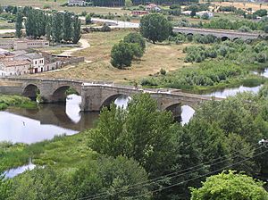 Archivo:Puente antiguo sobre el río Águeda (Ciudad Rodrigo)