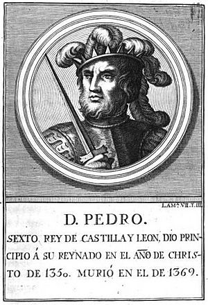 Archivo:Retrato-151-Rey de Castilla-León-Pedro I