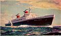 SS United States postcard