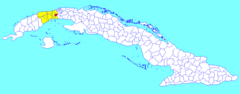 San Antonio de los Baños (Cuban municipal map).png