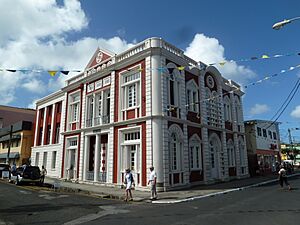 Archivo:St. Lucia, Karibik - Castries – Buorbon Str. Micoud Str. - panoramio