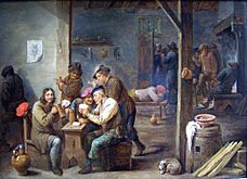 Tavern Scene-1658-David Teniers II