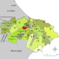 Tormos-Mapa de la Marina Alta
