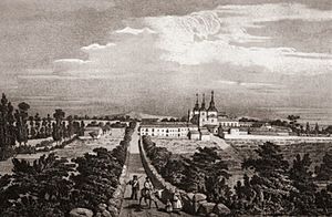 Archivo:Vista general del Lugar de Nuevo Baztán Madrid , fundado por Juan de Goyeneche
