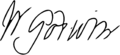 William Godwin signature
