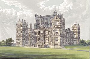 Archivo:Wollaton Hall from Morriss Seats of Noblemen and Gentlemen (1880)
