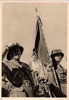 Archivo:AO-Etiopia-1936-I-bandiera-13-regg-Fanteria-Pinerolo