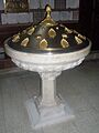 Baptisteri modernista a Santa Maria d'Igualada