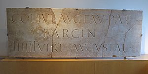 Archivo:Barcino marble barcelona