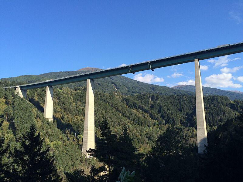 Brenner Autobahn A13 Brücke Patsch