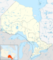 Canada Ontario location map 2