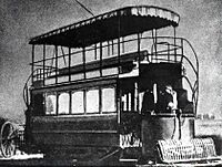 Archivo:Carro Electrico, recorrido entre Concepción y Talcahuano