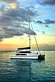 Catamaran at Sunset