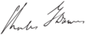 Charles G Dawes Signature