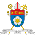 Coat of arms of Louis Raphael I Sako (without galero)