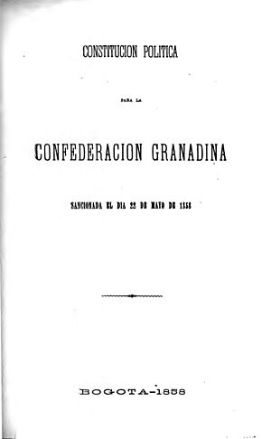 Archivo:Constitución de la Confederación Granadina 1858