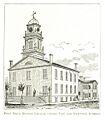 FARMER(1884) Detroit, p657 BAPTIST CHURCH, CORNER OF FORT AND GRISWOLD STREETS - FIRST BRICK BUILDING